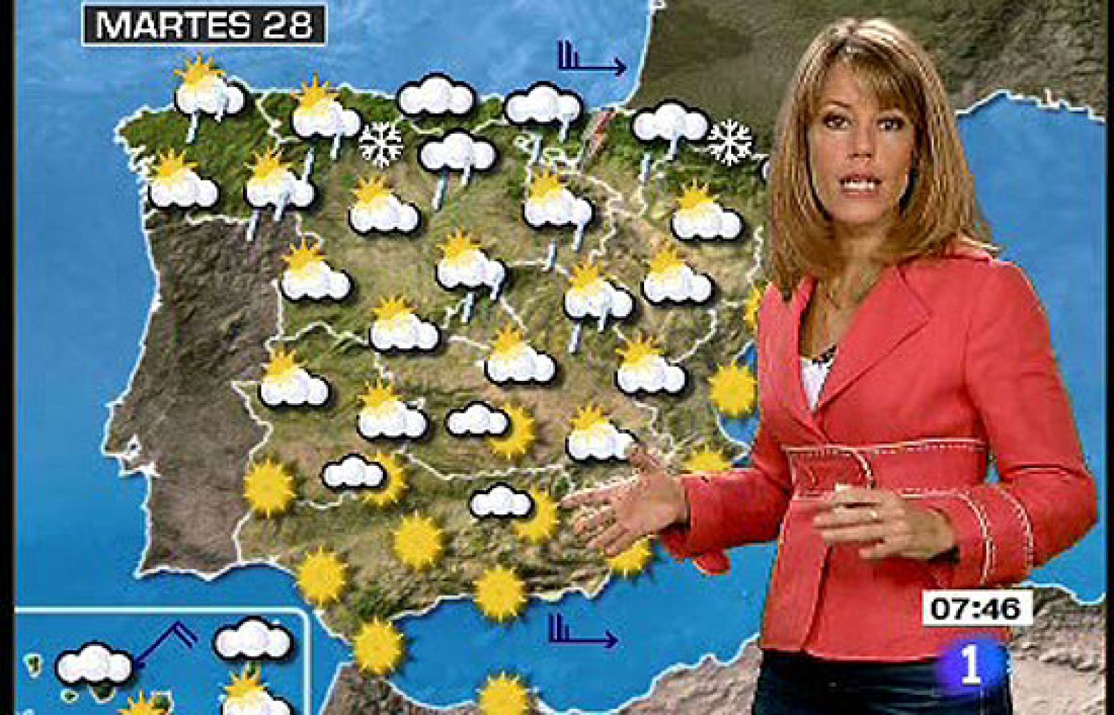 Nieve en algunas zonas del norte