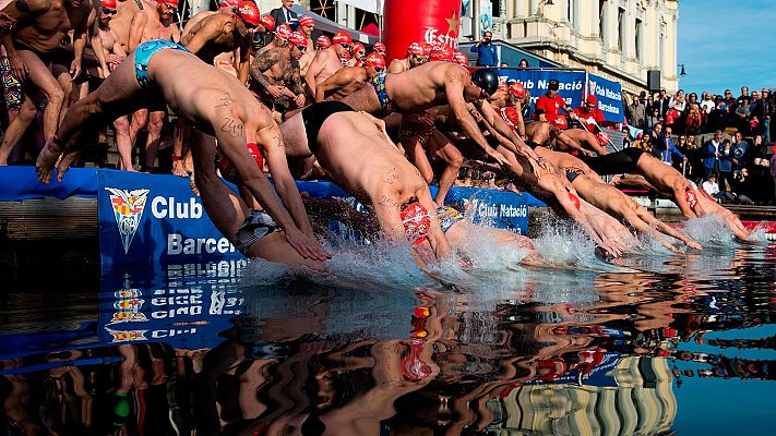 Telediario 1 - La Copa Nadal, la Travesía de Navidad y la Carrera del Pavo vuelven por estas fechas