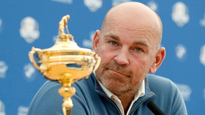Telediario 1 - Thomas Bjorn, capitán europeo de la Ryder Cup, cumple su promesa