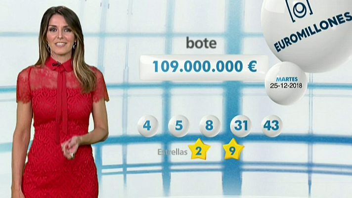 Loterías - Bonoloto + EuroMillones - 25/12/18