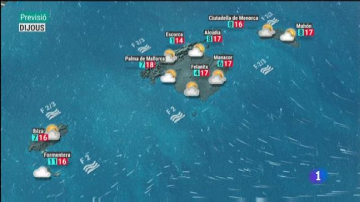 Informatiu Balear - El temps a les Illes Balears - 26/12/18