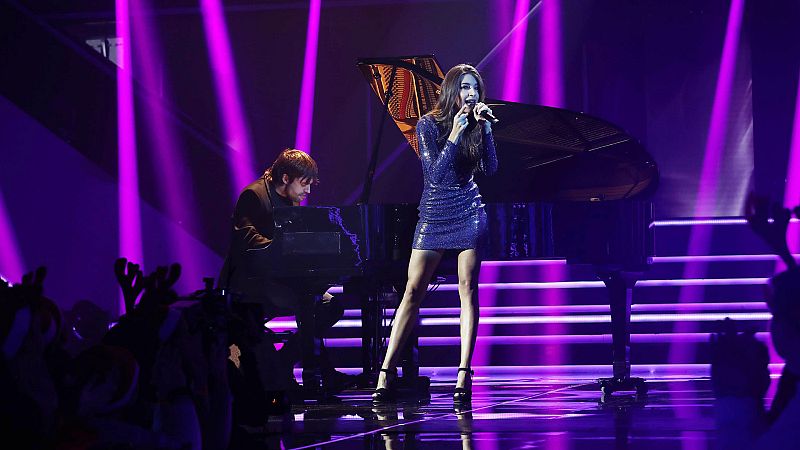 OT 2018 - Ana Guerra canta "Olvdame" en la gala de Navidad