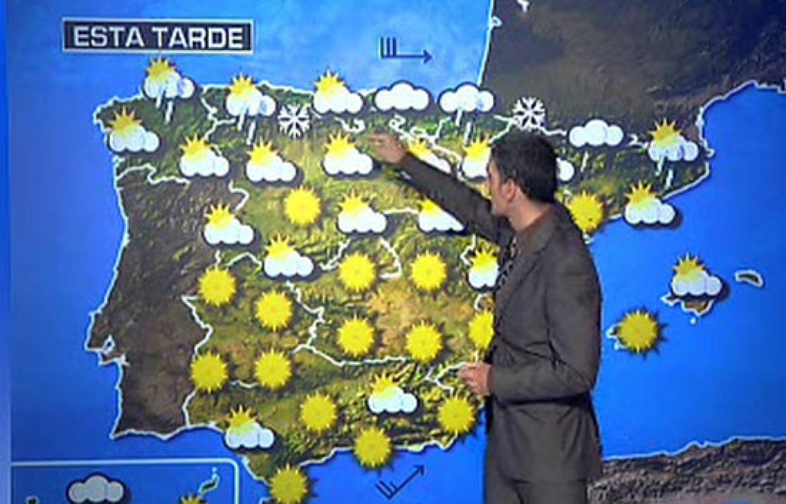Las temperaturas se mantienen bajas, aunque se van a abrir importantes claros en buena parte de la península en el tercio norte.