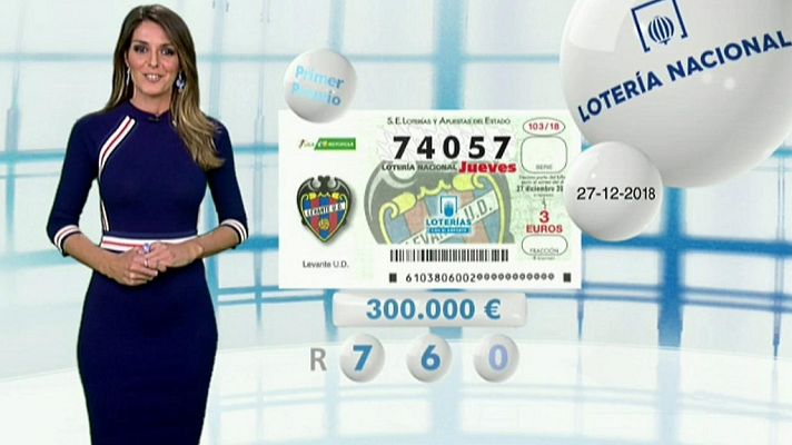 Loterías - Lotería Nacional + La Primitiva + Bonoloto - 27/12/18