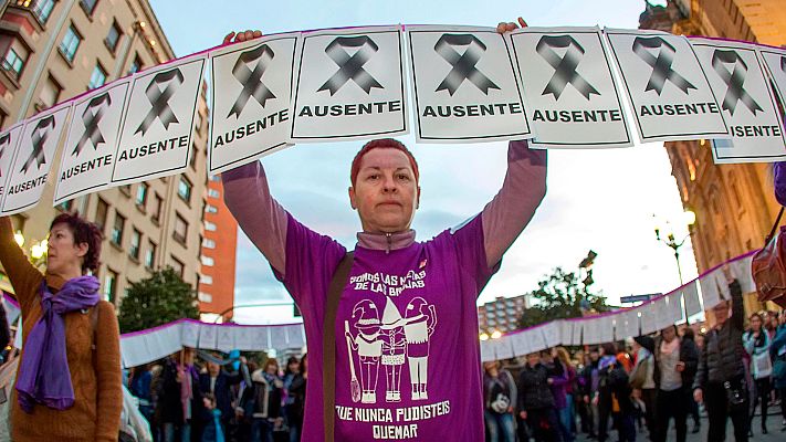 Telediario 1 - En 2018, 47 mujeres y tres niños han muerto por la violencia machista