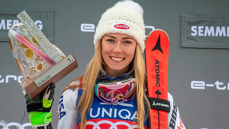 Esquí - Mikaela Schiffrin y Ryoyu Kobayashi - RTVE.es - Informativo 24h | Ver