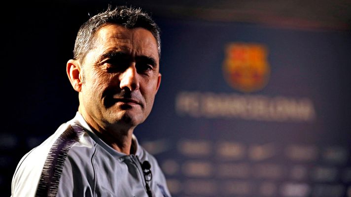 Telediario 1 - Ernesto Valverde condiciona su continuidad en el Barça a los resultados
