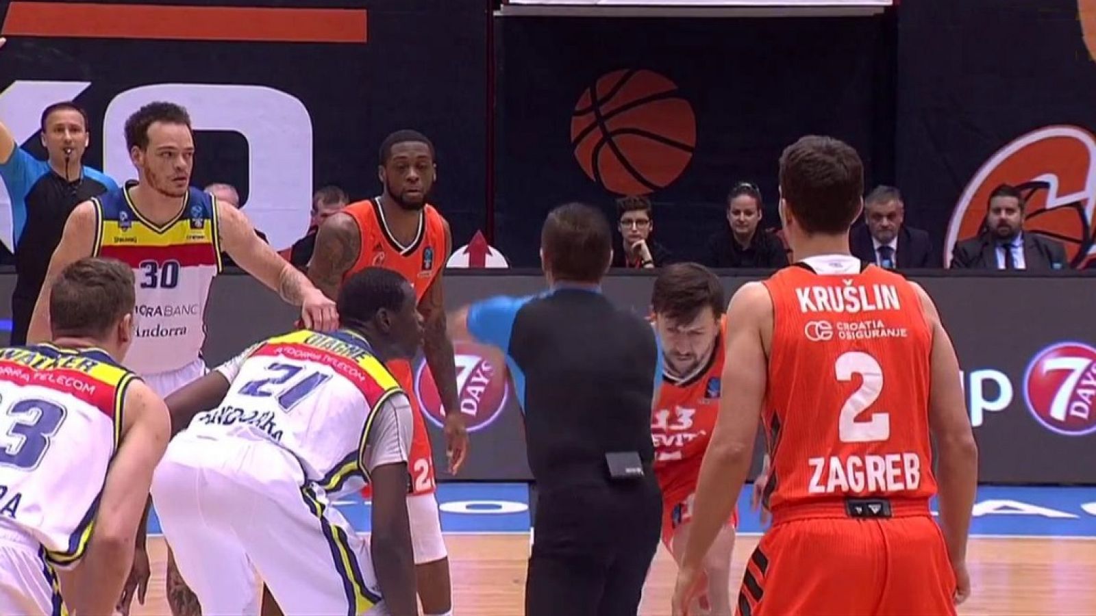 Baloncesto - Eurocup Top 16 1º partido: Cedevita Zagreb - Morabanc Andorra - ver ahora
