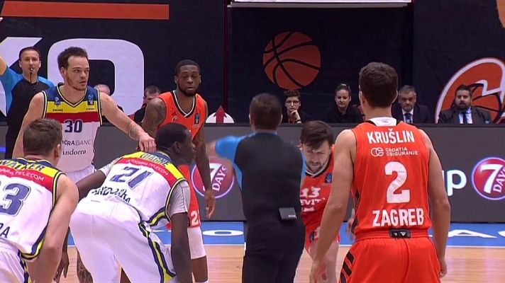 Baloncesto en RTVE - Eurocup Top 16 1º partido: Cedevita Zagreb - Morabanc Andorr