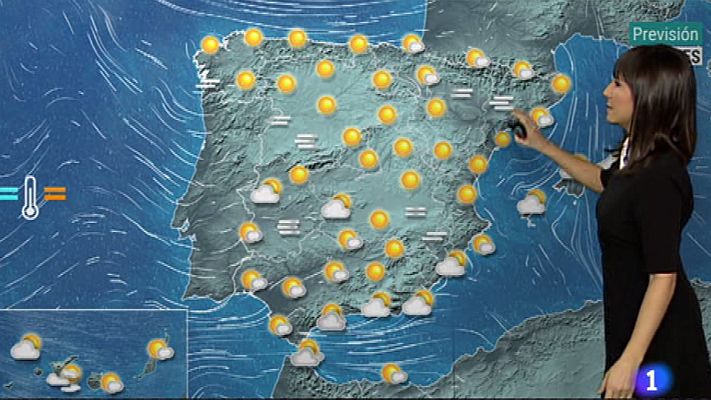 El tiempo - Estabilidad y bajas temperaturas nocturnas en el interior peninsular
