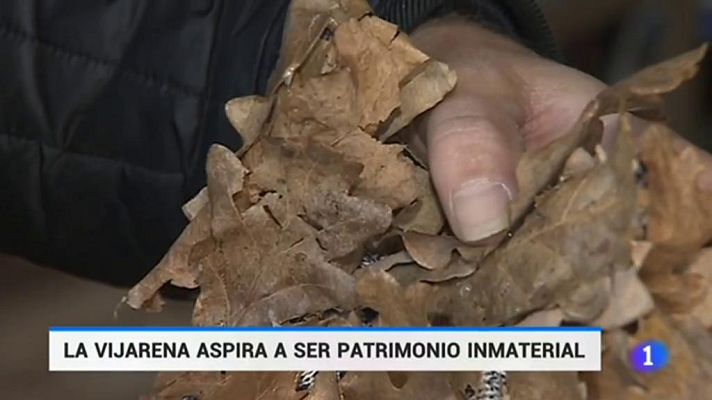 Telediario 1 - En Silió, en Cantabria, preparan la Vijanera