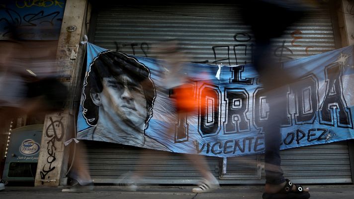 Telediario 1 - Cuando Maradona se resfría, tiembla toda Argentina