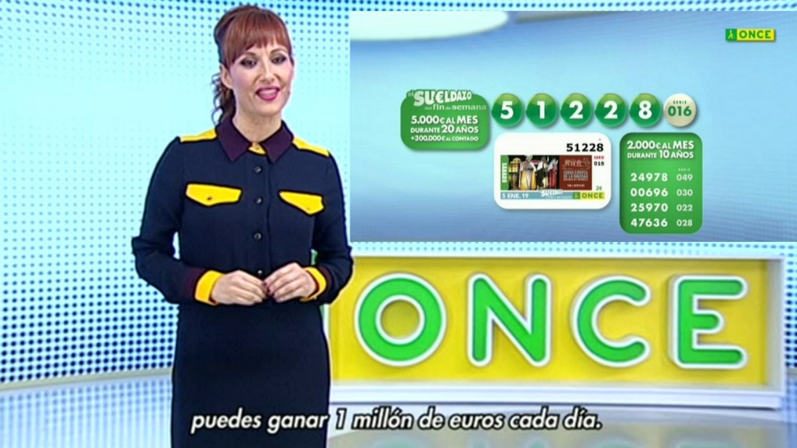 Sorteo ONCE - 05/01/19 - ver ahora