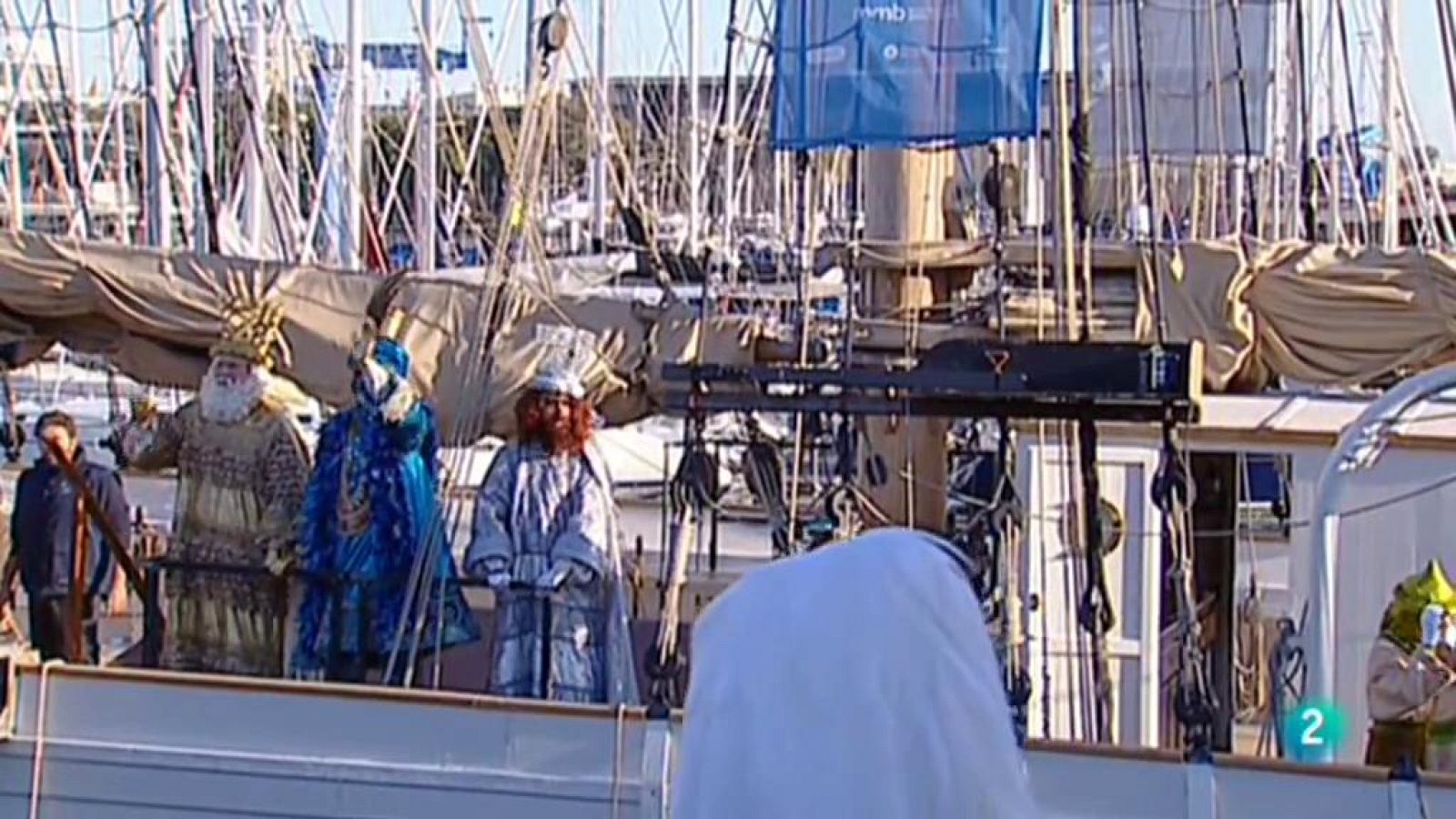 L'arribada dels Reis Mags al Port de Barcelona