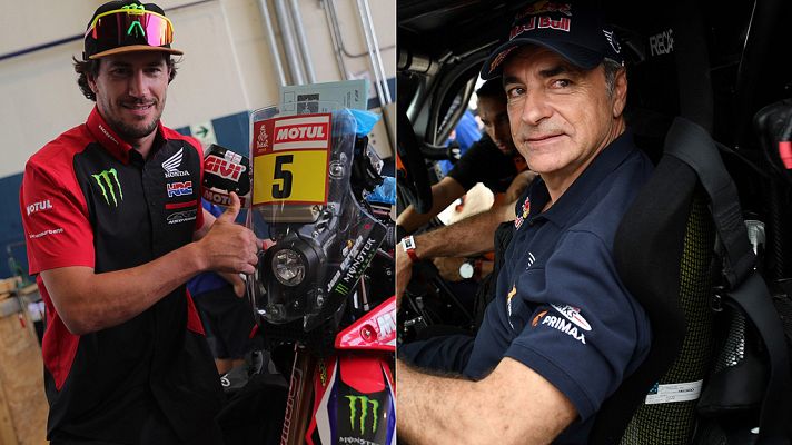 Telediario 1 - Barreda y Sainz comienzan con buen pie el Dakar