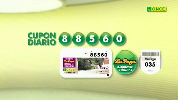 Sorteos ONCE - Sorteo ONCE - 08/01/19