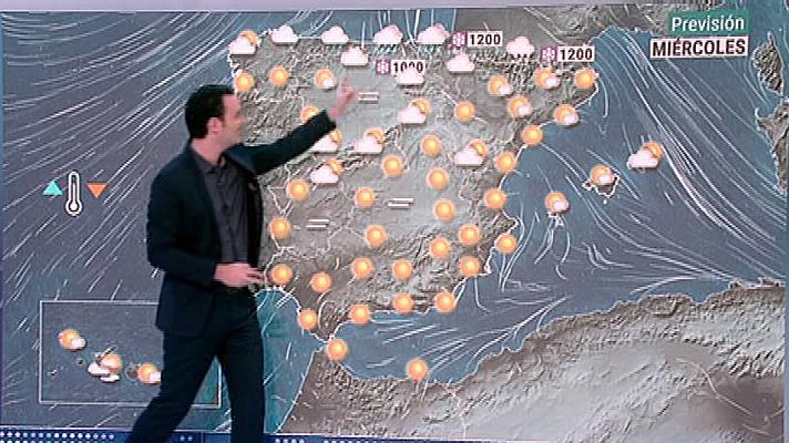 El tiempo - Heladas intensas en el interior peninsular y descenso de temperaturas en zonas montañosas del norte