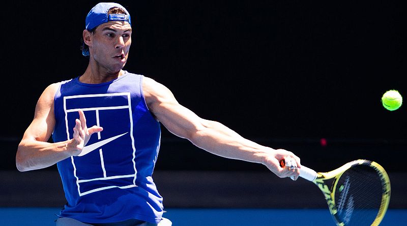 Nadal ultima su preparación para el Open de Australia