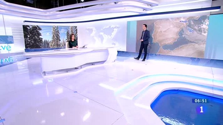 El tiempo - Hoy, temperaturas bajas en el interior con heladas y viento fuerte en noreste