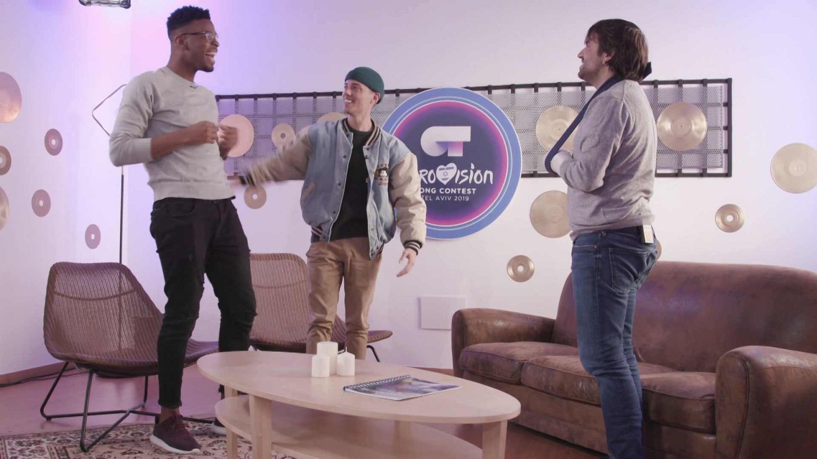 Eurovisión 2019 - Famous y Leroy Sánchez ya ensayan "No puedo más"