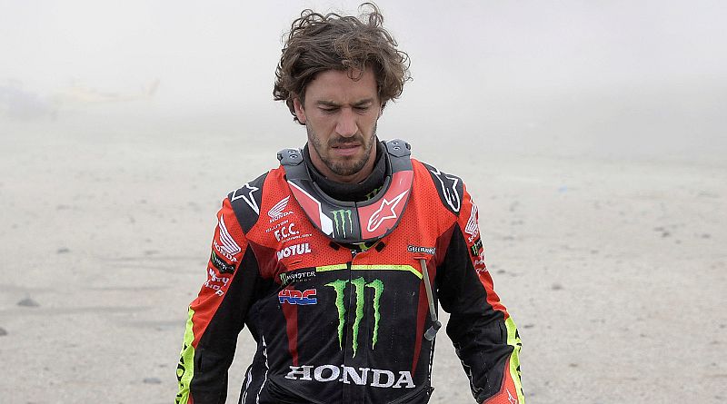 Joan Barreda se vio obligado a abandonar tras caer a un barranco en la tercera etapa del Dakar. El piloto español recuerda cómo sucedió todo en una entrevista con TVE.