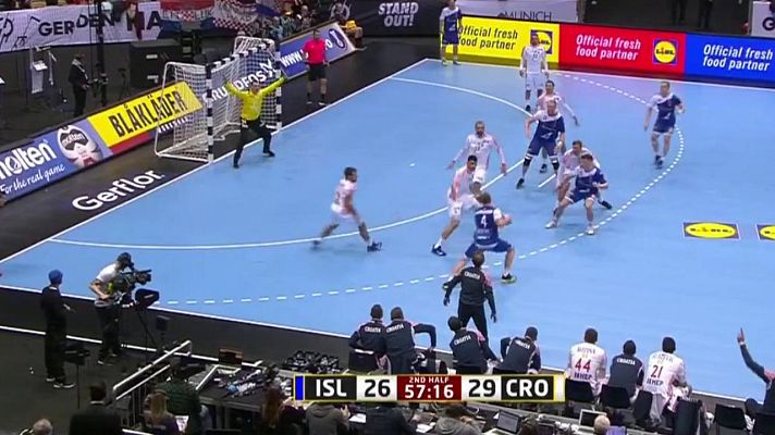Mundiales de Balonmano - Cto. del Mundo Masculino 2019: Islandia - Croacia