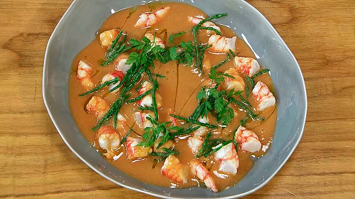Torres en la cocina - Crema de gambas
