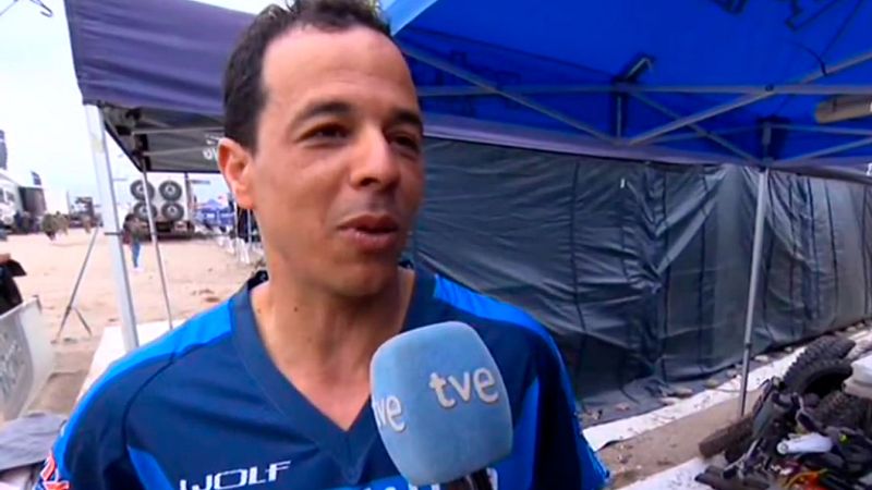 El capitán Rachid, un novato en el Dakar