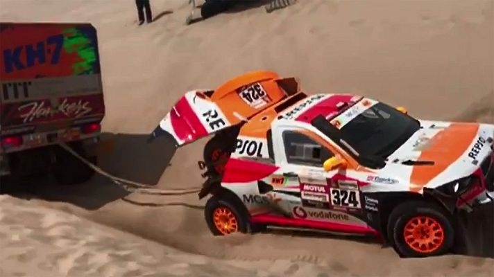 Dakar - El susto de Isidre Esteve