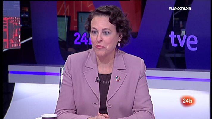 La noche en 24h - Magadalena Valerio: "La pensión mínima de 1080 euros es inviable mientras no haya sostenibilidad social"