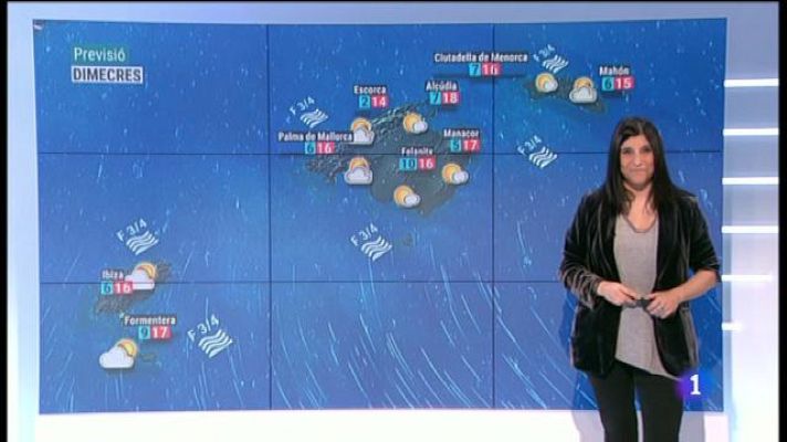 Informatiu Balear - El temps a les Illes Balears - 15/01/19