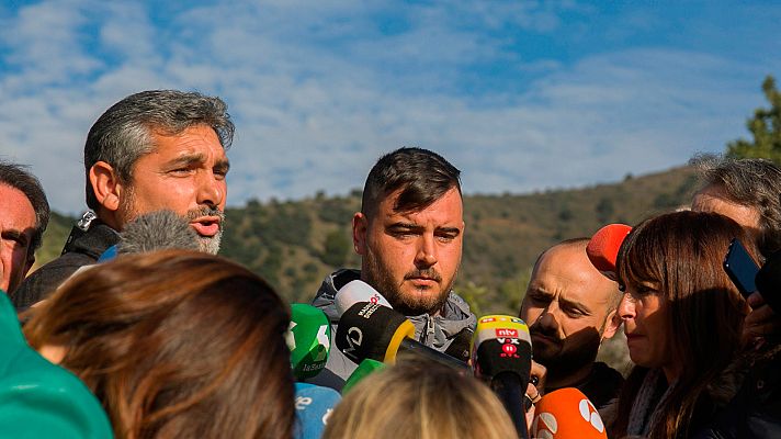 Telediario 1 - El padre de Julen pide que no se decaiga hasta encontrar "con vida" a su hijo