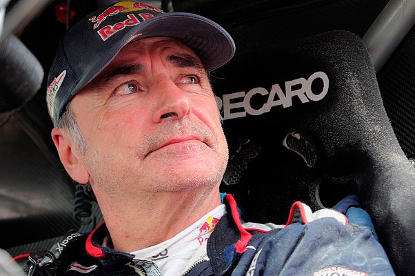 Telediario 1 - Carlos Sainz tarda más de una hora en salir por culpa de un problema mecánico