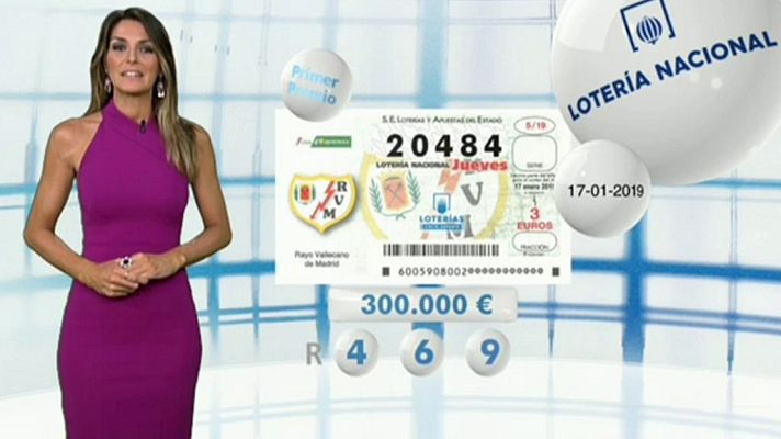 Loterías - Lotería Nacional + La Primitiva + Bonoloto - 17/01/19