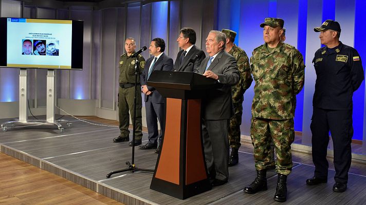 Telediario 1 - El Gobierno colombiano atribuye el atentado al ELN