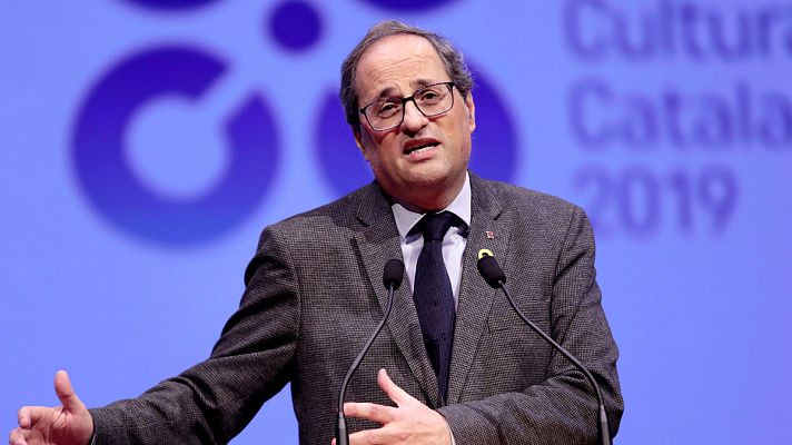 Informativo 24h - Torra: "Debemos acusar a España por el juicio, que es una farsa contra el independentismo".