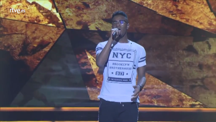 Eurovisión - Eurotemazo: Ensayo general de Famous cantando "No puedo más"