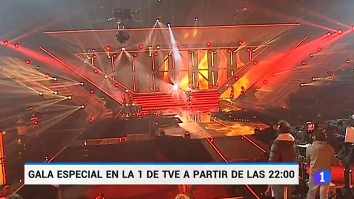 Telediario 1 - La canción que nos representará en Eurovisión se decidirá en la gala de Operación Triunfo