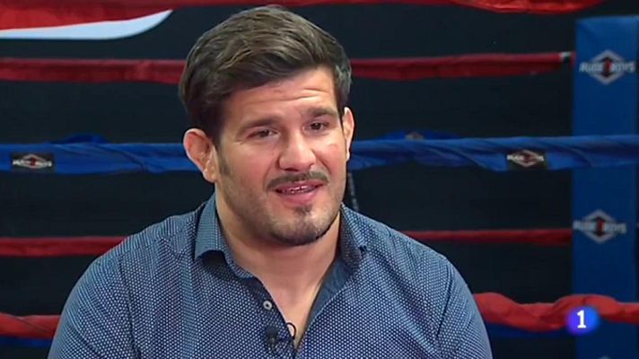 Telediario 1 - Juan Espino, primer español en ganar un combate en la UFC
