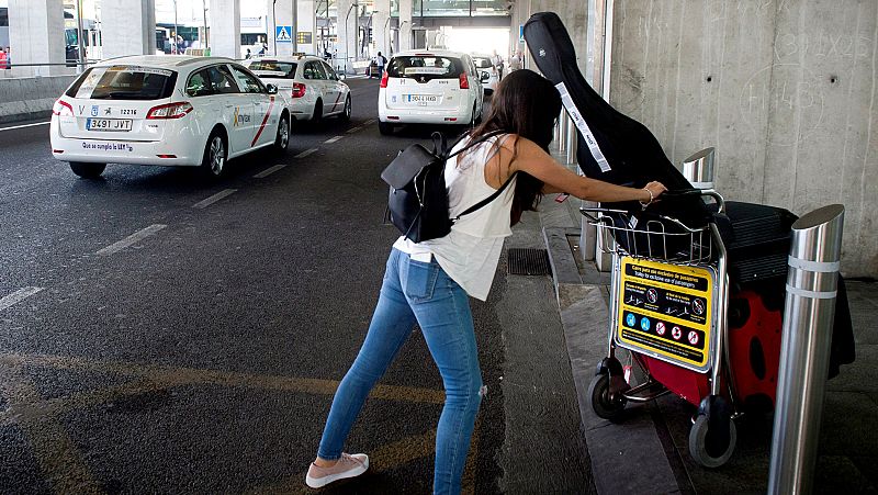 Huelga de taxis en Madrid y Barcelona