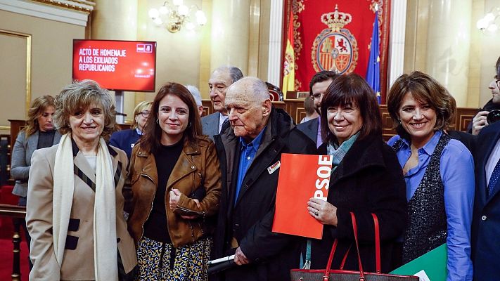 Parlamento - Homenaje en le Senado a los republicanos exiliados