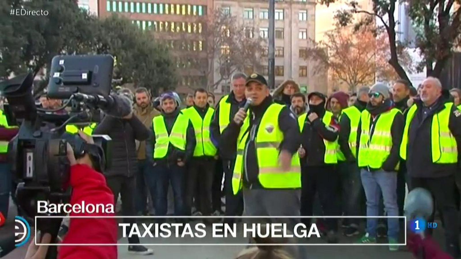 Huelga de taxistas en Barcelona | Ver