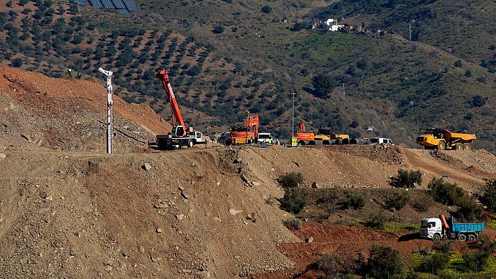 Informativo 24h - La perforación del túnel paralelo al pozo en que cayó Julen, a cinco metros de su objetivo