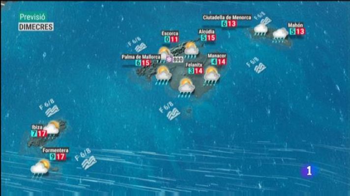 Informatiu Balear - El temps a les Illes Balears - 22/01/19