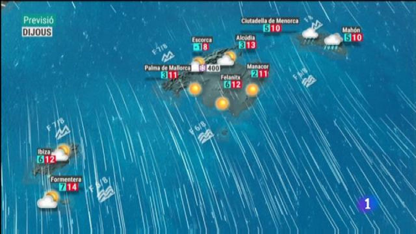 El temps a les Illes Balears - 23/01/19