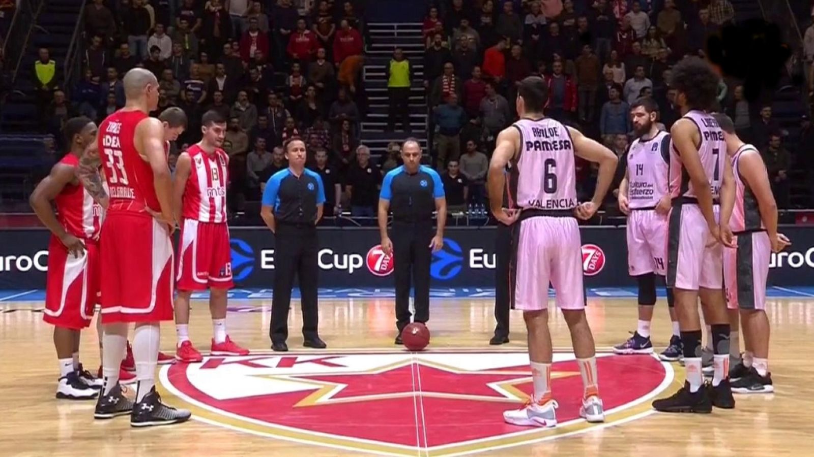 Baloncesto - Eurocup Top 16. 4º partido: Crvena Zvezda MTS Belgrado - Valencia Basket, desde Belgrado - ver ahora