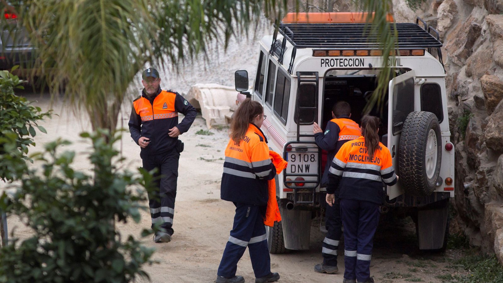 Totalán se vuelca con la familia de Julen antes de iniciarse la fase final del rescate
