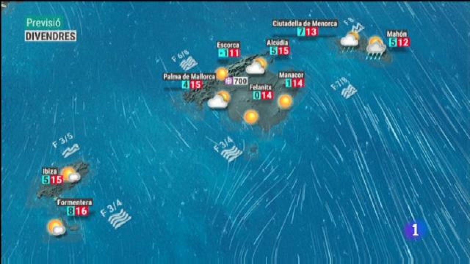 El temps a les Illes Balears - 24/01/19