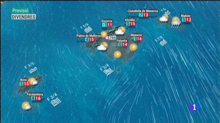 Informatiu Balear - El temps a les Illes Balears - 24/01/19