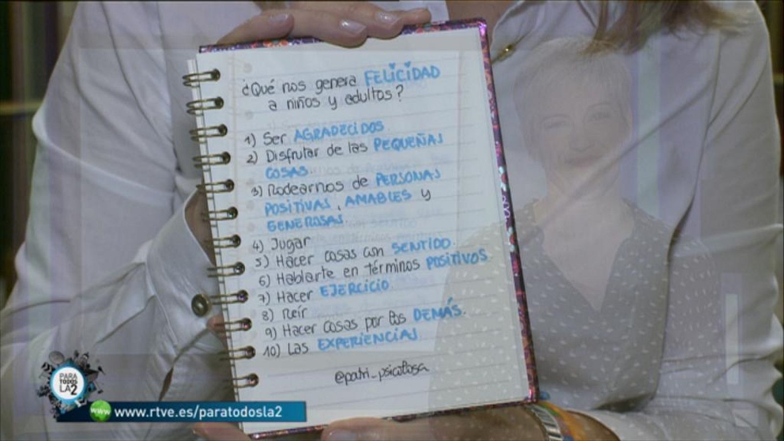 Para Todos La 2 - Patricia Ramírez analiza qué nos genera felicidad